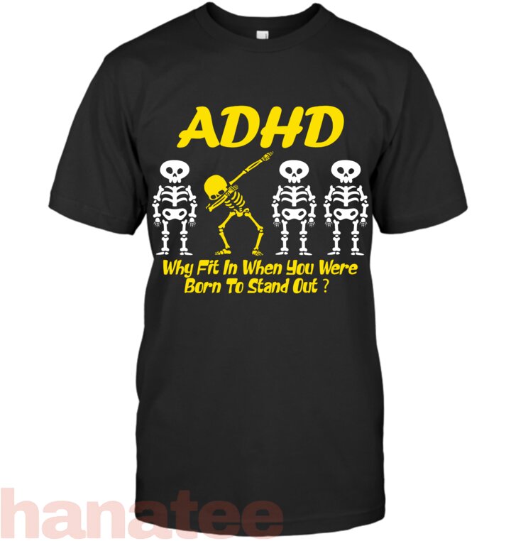 Funny ADHD Skeleton ADHD Awareness