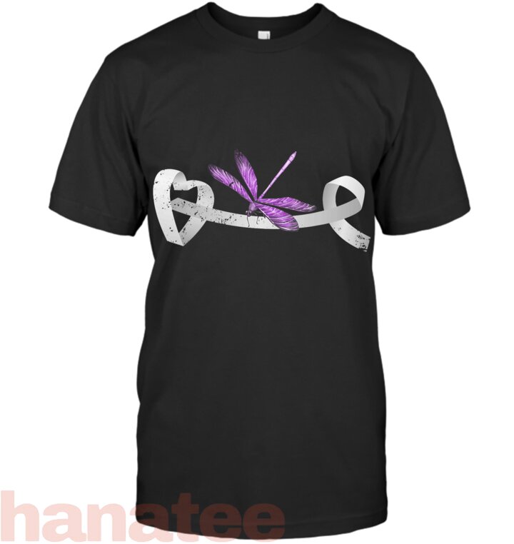 Dragonfly White Ribbon Lung Cancer