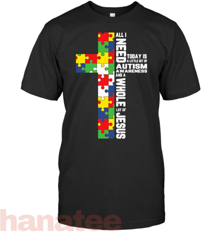 Autism Awareness Jesus Cross Puzzle