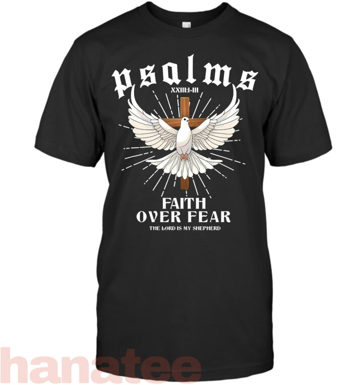 Vintage Faith Over Fear Bible Verse Aesthetic