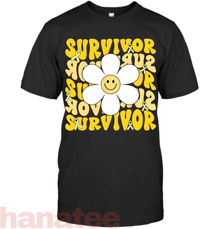 Childhood Cancer Survivor Gold Flower