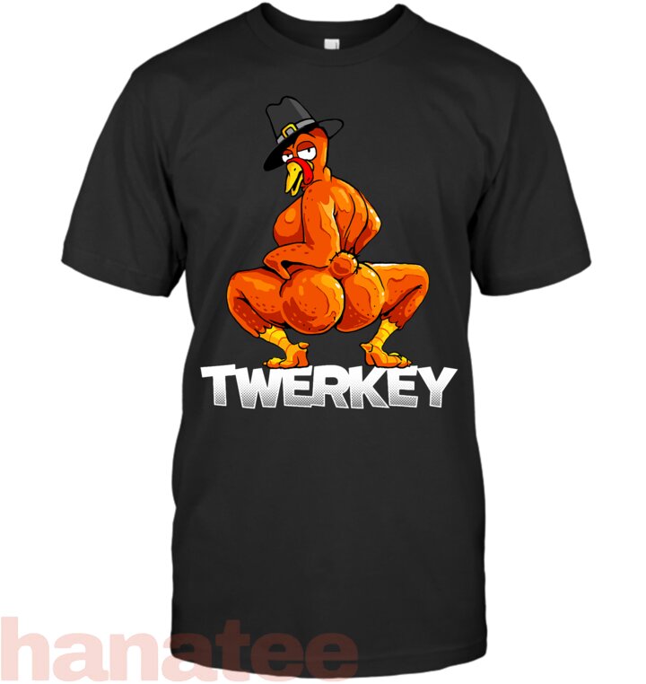 Twerkey Twerking Turkey Pilgrim Thanksgiving