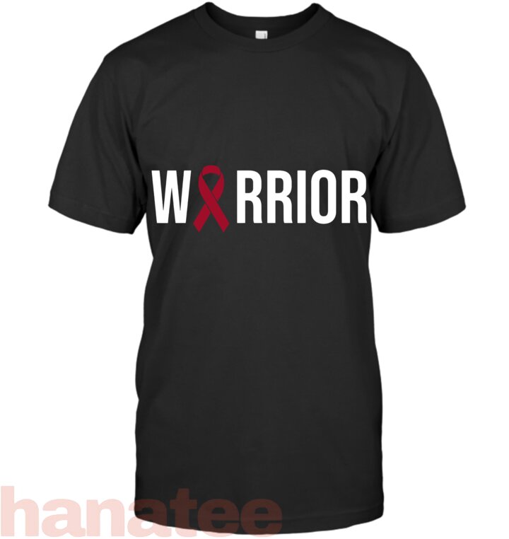 Multiple Myeloma Warrior Burgundy Ribbon