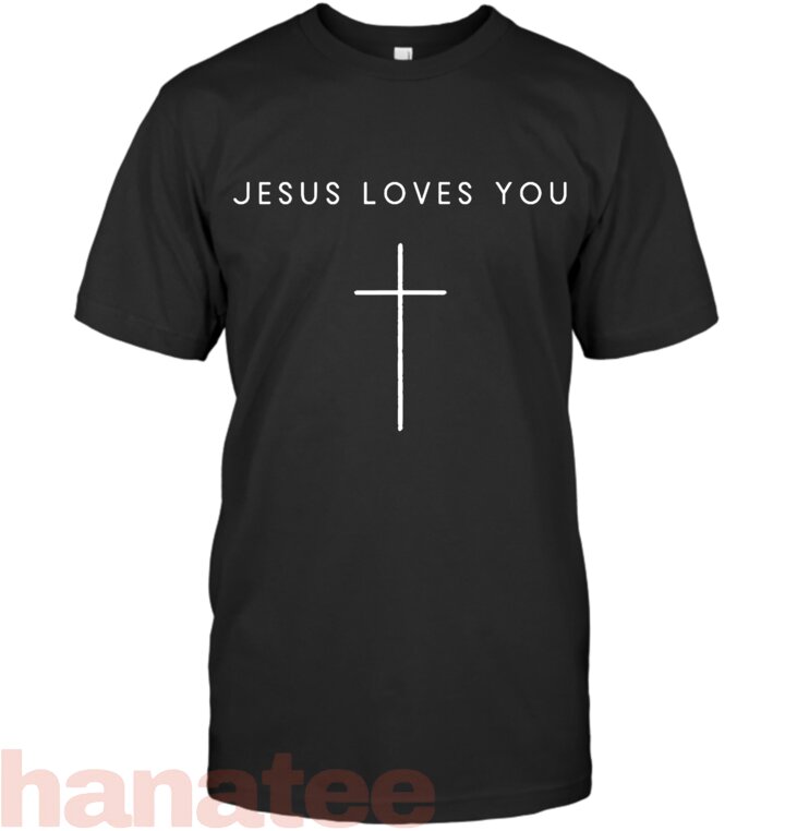 Jesus Loves You Cross Minimalist