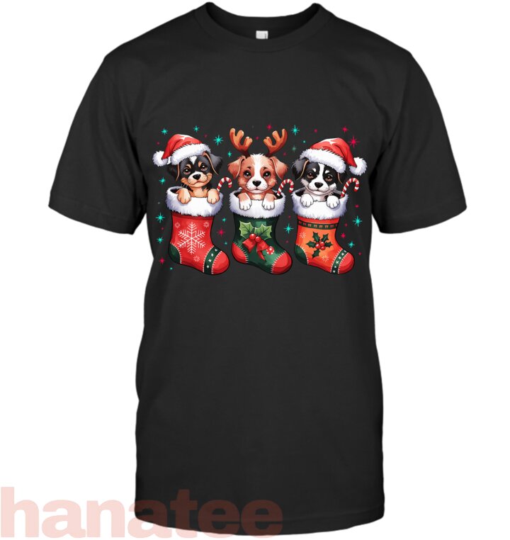 Cute Dog Christmas Santa Funny