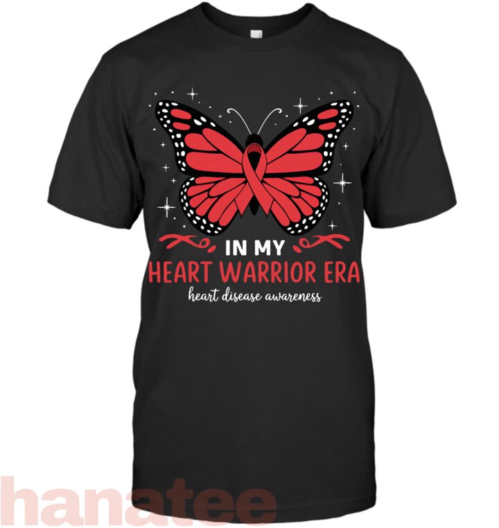 In My Heart Warrior Era Heart Disease Awareness T-Shirt