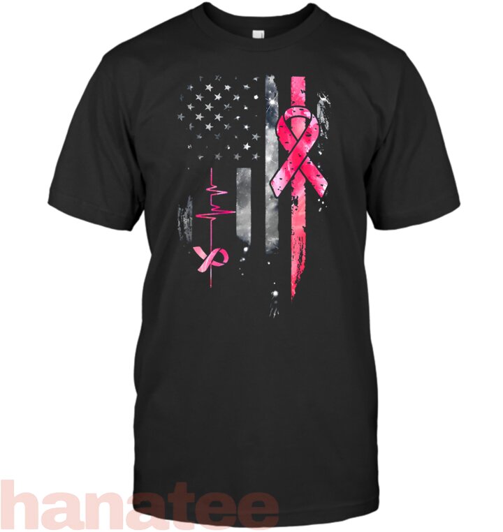 Breast Cancer US Flag