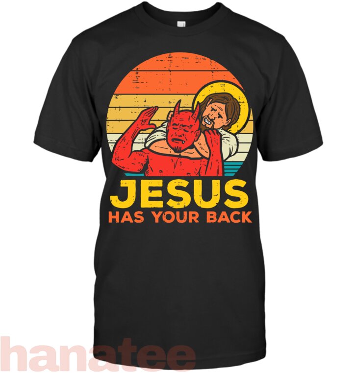Jesus Has Your Back Jiu Jitsu Retro
