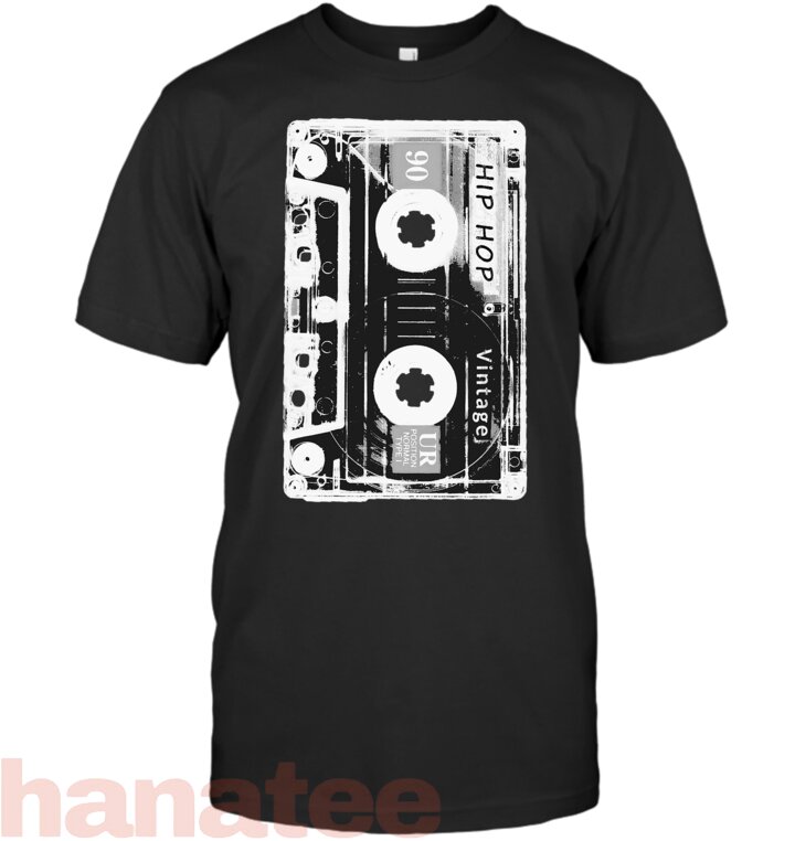Vintage Cassette Tape Hip Hop Music Distressed