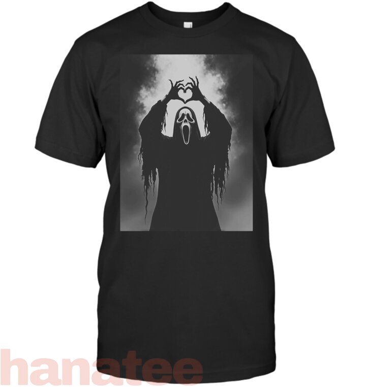 Ghost Heart Hands Scary Face