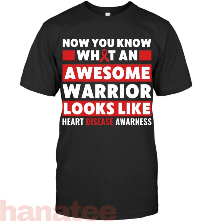 Heart Disease Warrior Heart Disease Awareness T-Shirt
