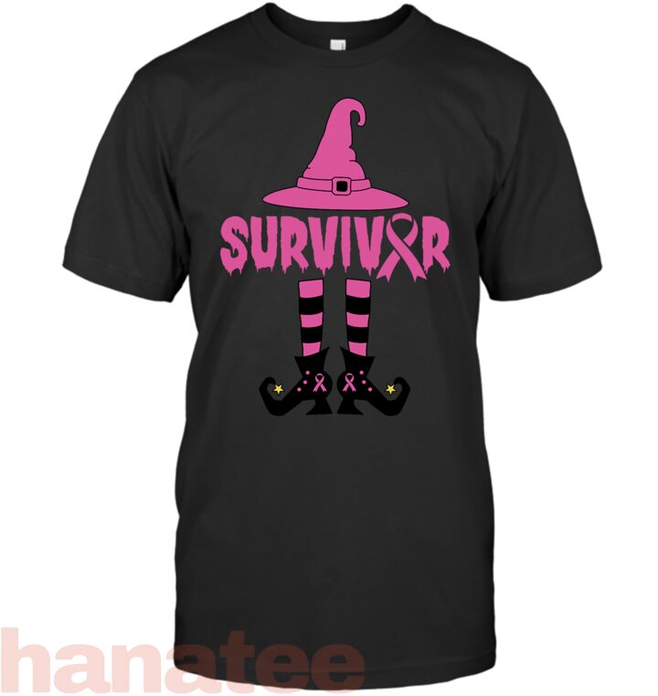 Survivor Breast Cancer Halloween Witch