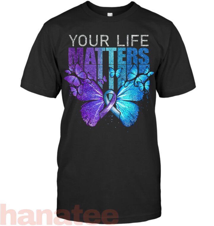 Your Life Matter Purple Ribbon Suicide Prevention Awareness