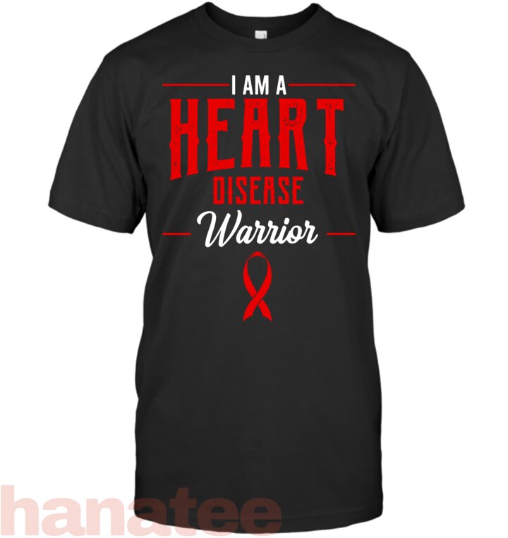 Heart Disease Coronary Artery Warrior Cardiovascular Gift T-Shirt