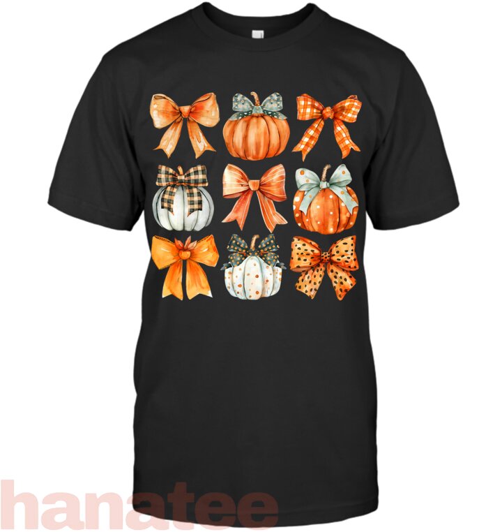 Coquette Bow Pumpkin Season