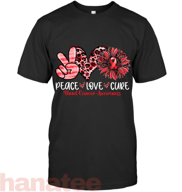 Peace Love Cure Blood Cancer Awareness