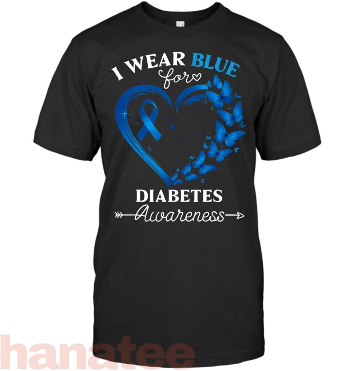 I Wear Blue For Someone I Love Diabetes Awareness 2