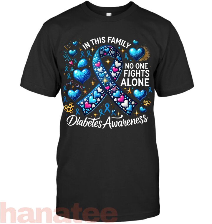 Diabetes Awareness Blue Ribbon