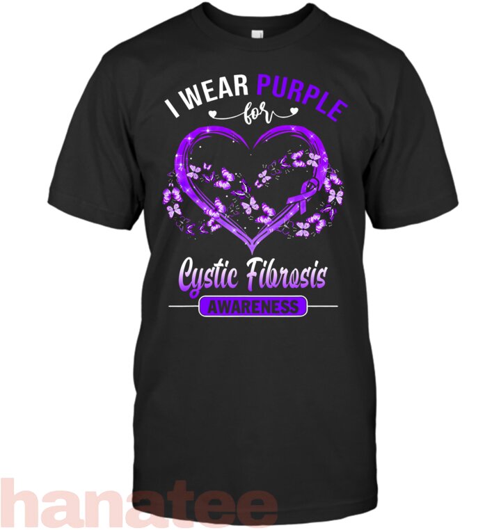 I Wear Purple Cystic Fibrosis Awareness
