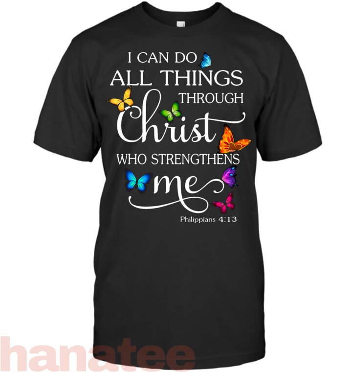I Can Do All Things Through Christ Butterfly Art