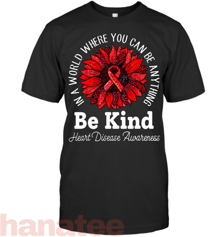 Be Kind Red Sunflower Heart Disease CHD