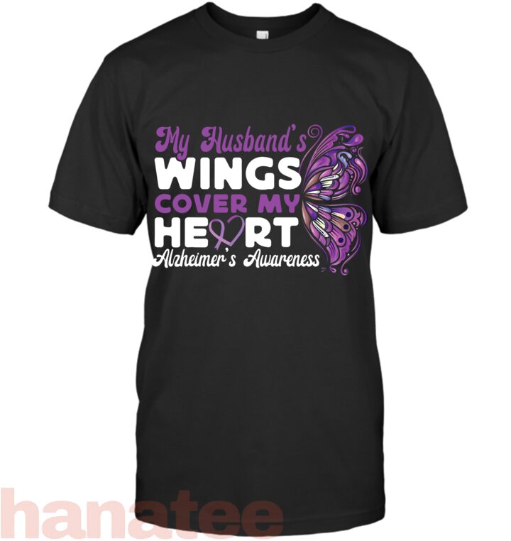 Alzheimer_s Dementia Awareness Support Husband My Husband_s T-Shirt