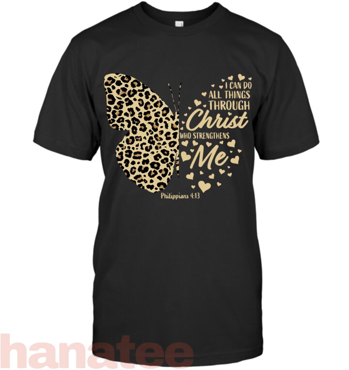 Christian Bible Verse Butterfly Cheetah