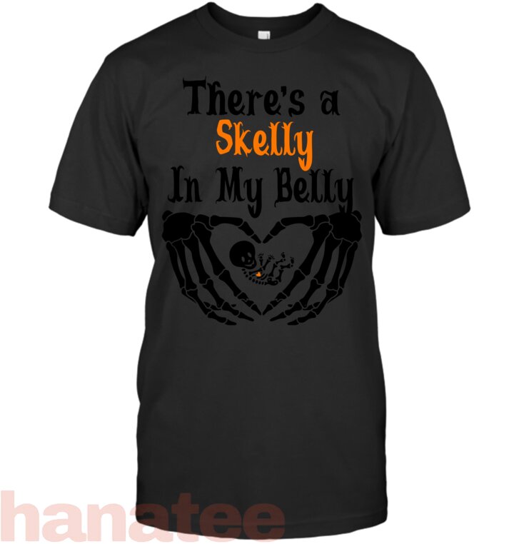 Funny Skeleton There_s Skelly In My Belly