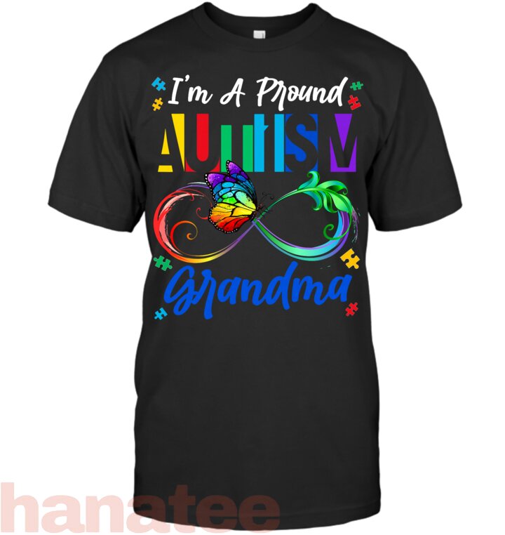 I'm A Proud Autism Grandma Butterflies