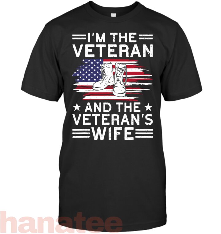 Veteran & Wife Proud American Veteran