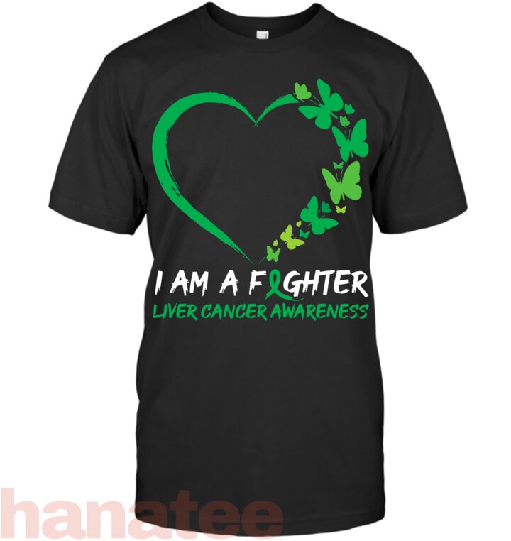 Butterfly Heart I Am A Fighter Liver Cancer