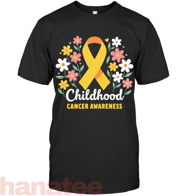 Floral Childhood Cancer Awareness