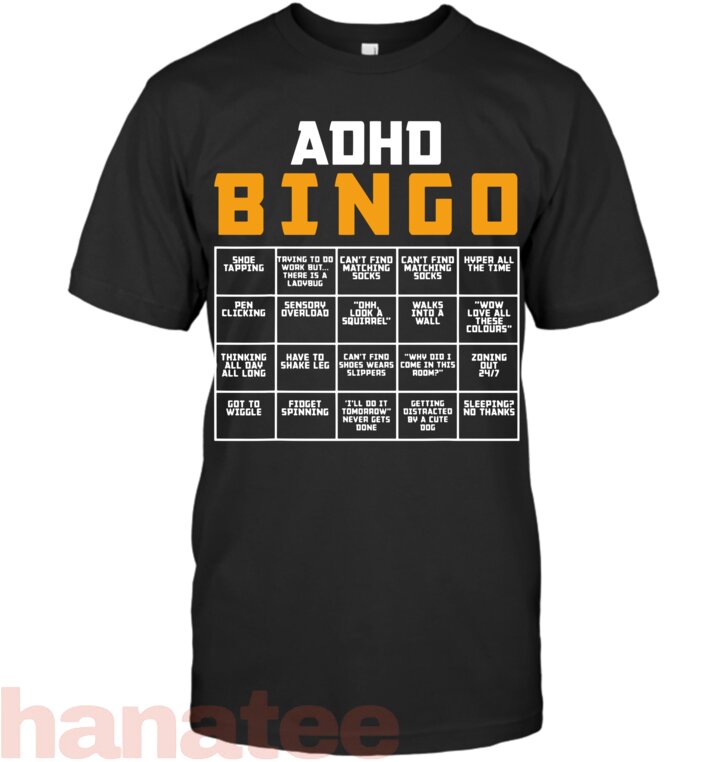 World Mental Health Awareness Day ADHD Bingo