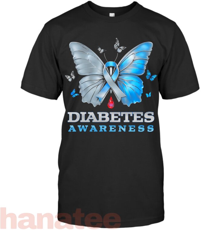 Diabetes Awareness Butterfly Diabetes T1D