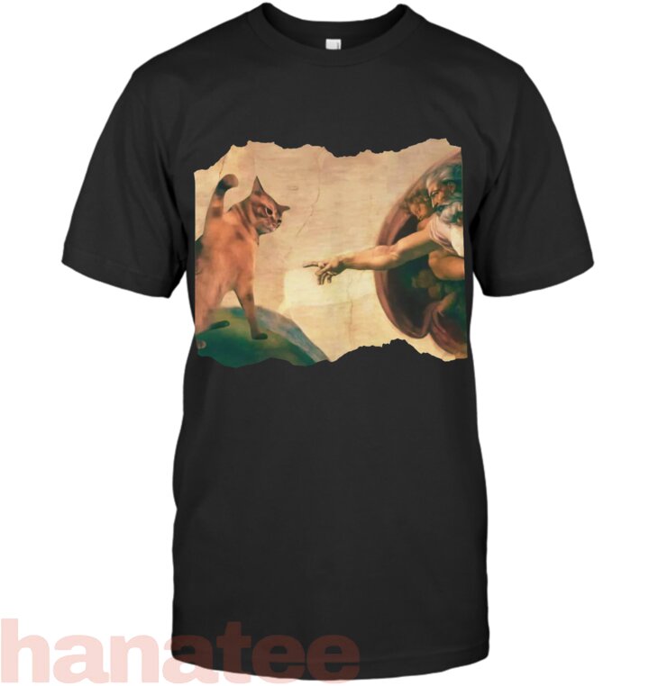 Funny Cat Swatting God_s Hand