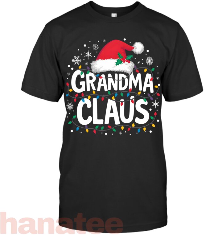Grandma Claus Christmas Lights Santa Family Matching