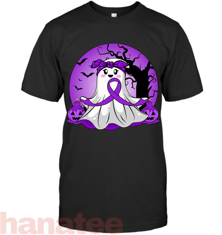 Pancreatic Cancer Halloween Ghost