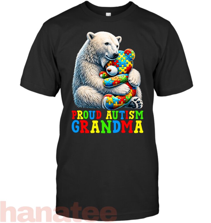 Proud Autism Grandma Bear