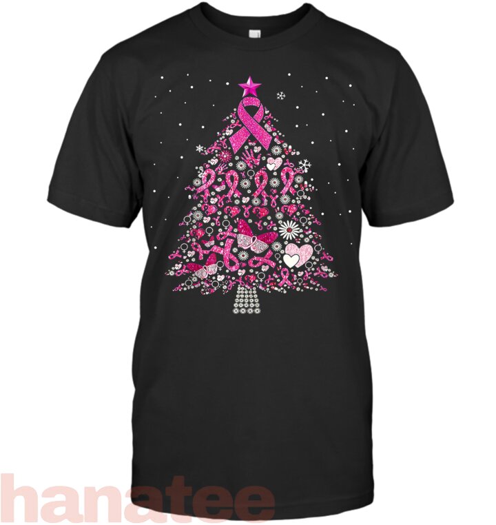 Breast Cancer Christmas Tree