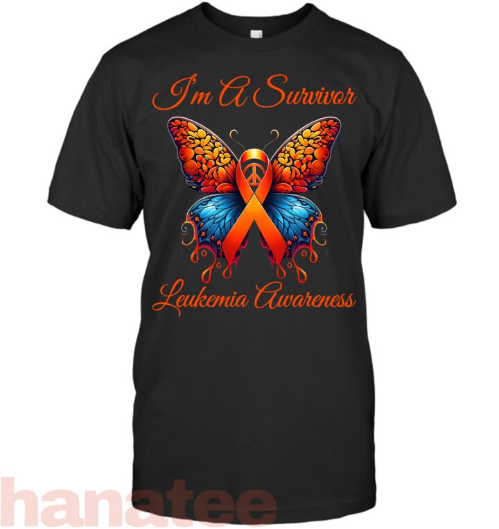 Butterfly I’m A Survivor Leukemia Awareness