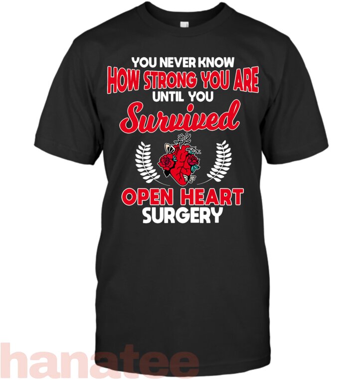Open Heart Surgery Coronary Bypass Artery Stent Survivor T-Shirt