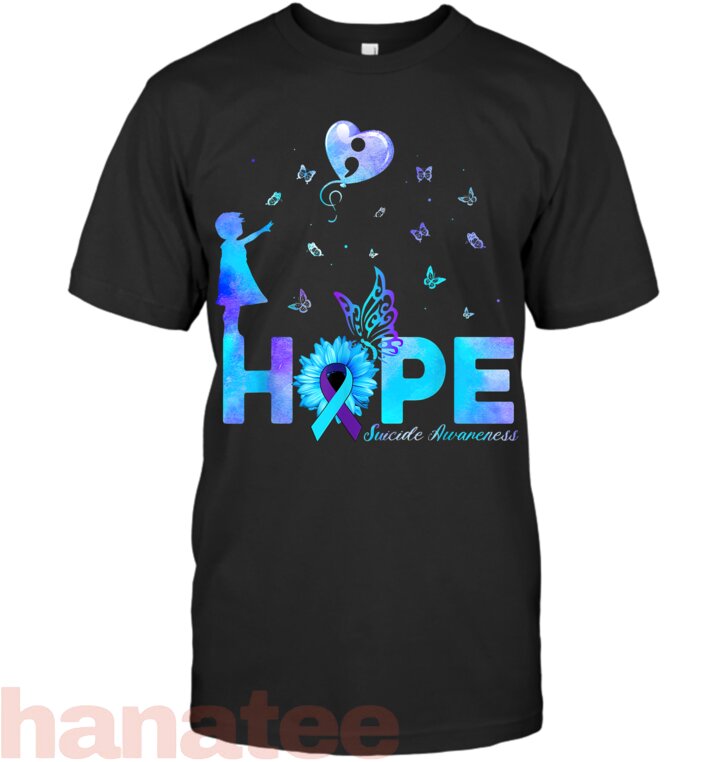 Hope Butterfly Suicide Prevention Awareness