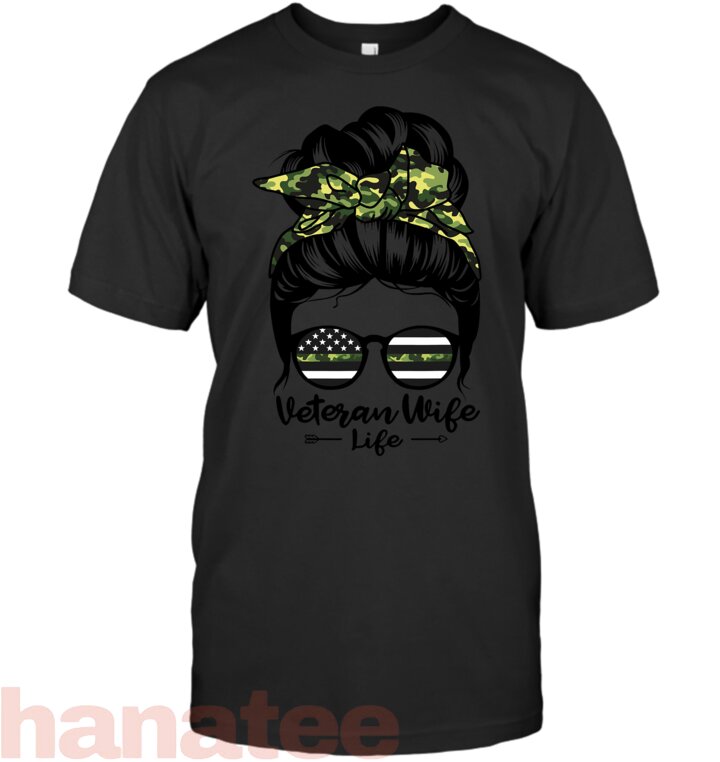 Veteran Wife Life Messy Bun Hair