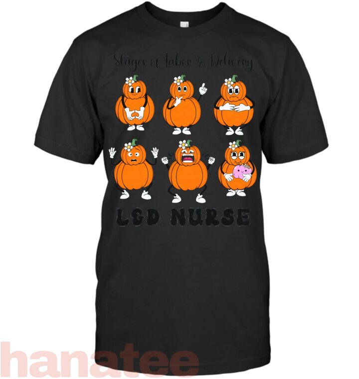 Stage Of Labor And Delivery Nurse Halloween Pumpkins