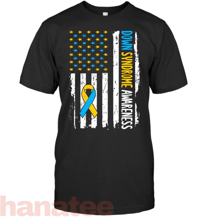 Down Syndrome Awareness American Flag