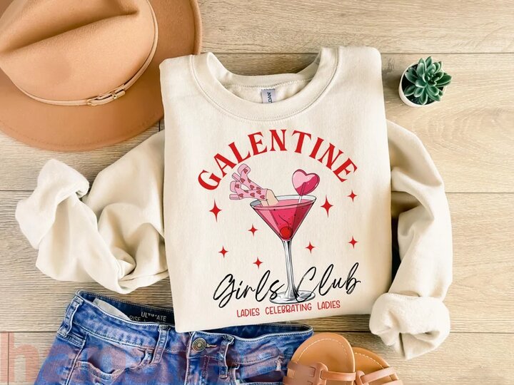 Galentine Cupid Valentine's Day Cocktail Club
