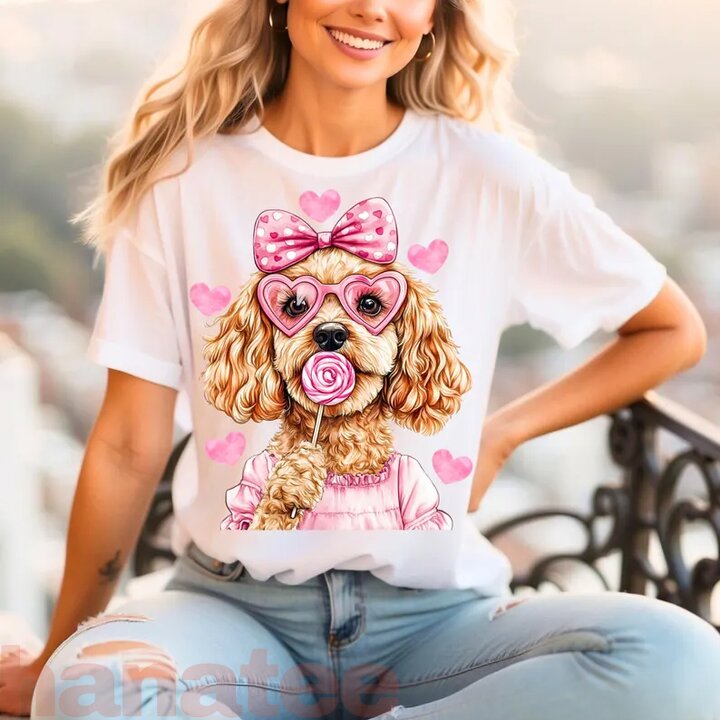 Goldendoodle Coquette Dog Lover Valentine’s Day