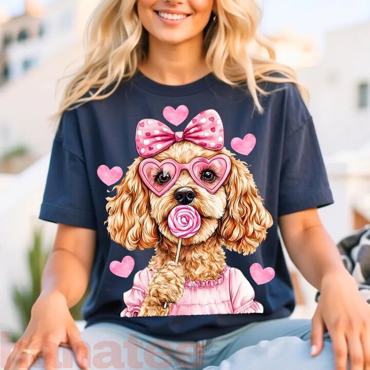 Goldendoodle Coquette Dog Lover Valentine’s Day